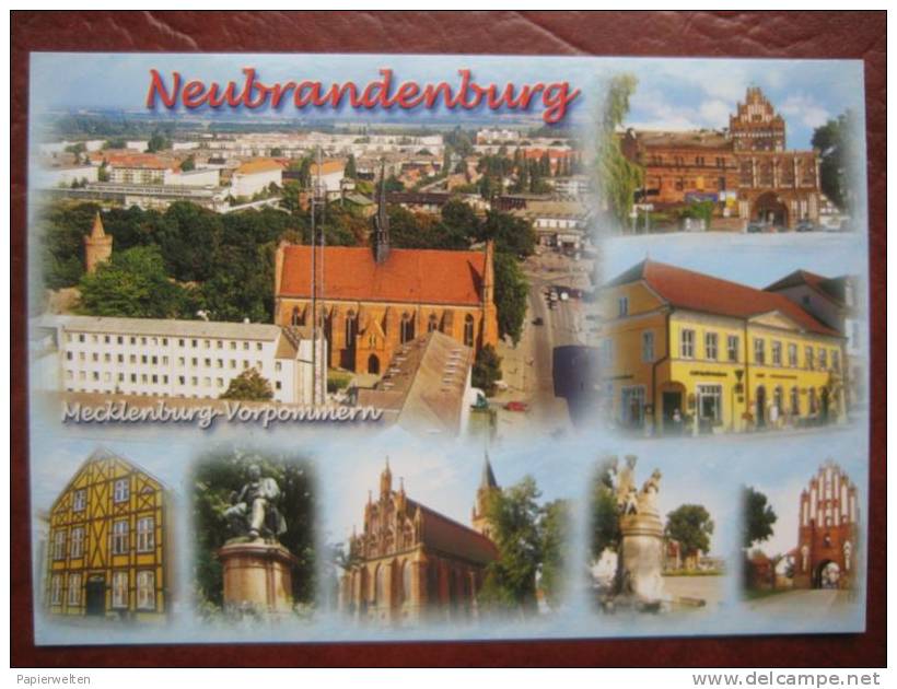 Neubrandenburg - Mehrbildkarte - Neubrandenburg