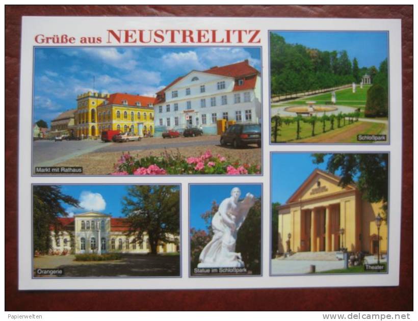 Neustrelitz - Mehrbildkarte - Neustrelitz