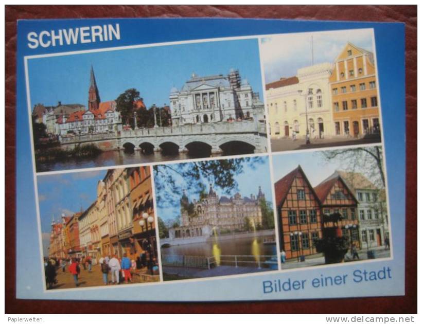 Schwerin - Mehrbildkarte "Bilder Einer Stadt" - Schwerin