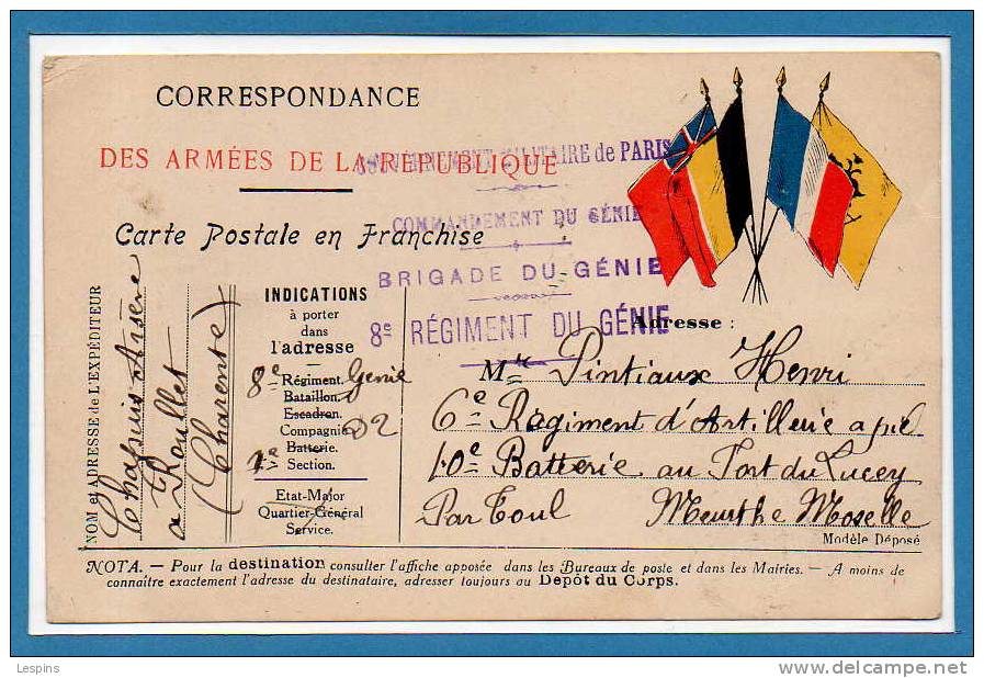 Franchise Militaire - Lettres & Documents