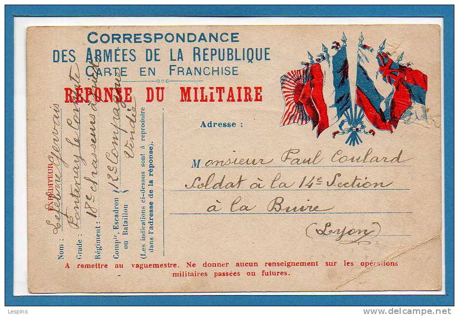 Franchise Militaire - Lettres & Documents