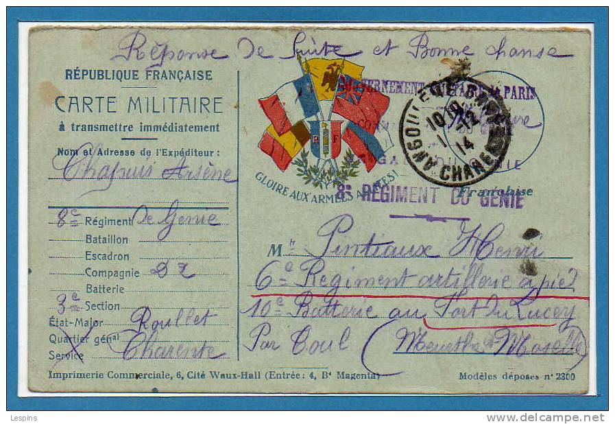 Franchise Militaire - Lettres & Documents