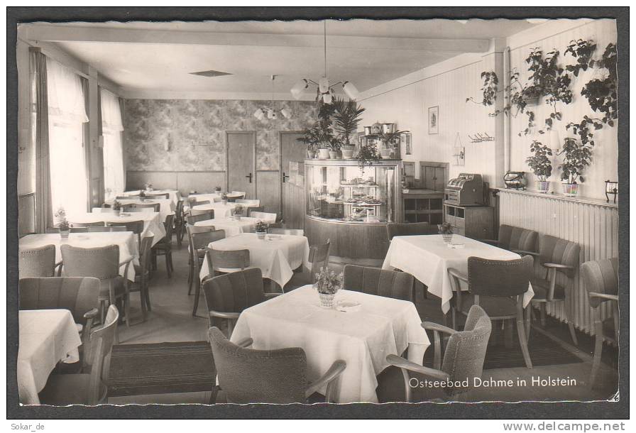 AK Ostseebad Dahme Holstein, Café Restaurant "Zur Hütte" 1963, Kreis Ostholstein, Schleswig-Holstein - Dahme