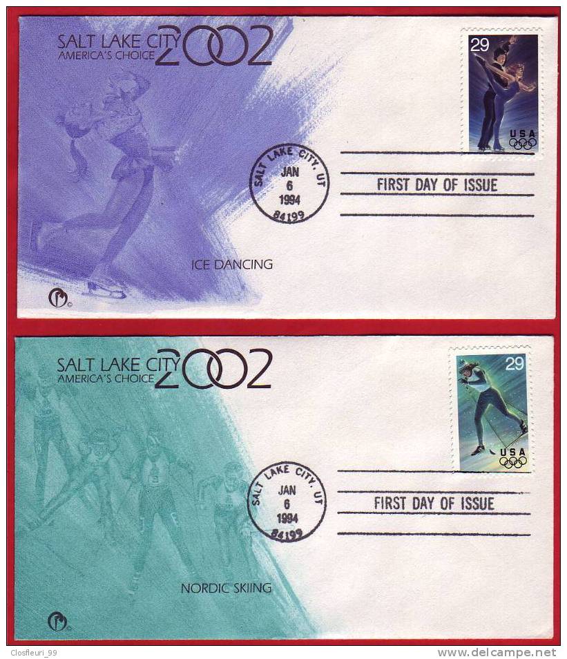 6 Letter, Alpine Skiing, Ice Hockey, Nordic Skiing, Ice Dancing, Luge, 6.1.1994 America´s Choice 0202 - Invierno 2002: Salt Lake City - Paralympic