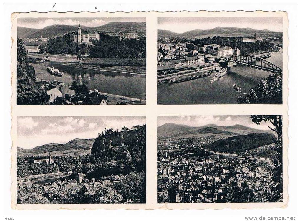 D1977  TETSCHEN-BODENBACH : Gruss Aus ( Multiview) - Bohemen En Moravië