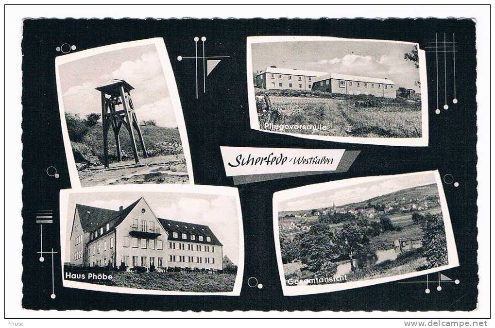 D1995    SCHERFEDE : Multiview ( Glockenturm) - Warburg