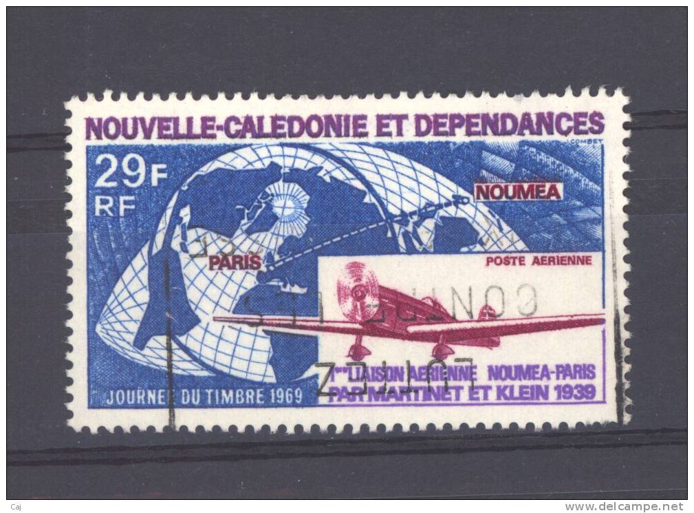Nouvelle Calédonie  -  1969  -  Avion  :  Yv  102  (o) - Gebruikt