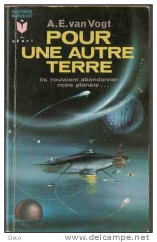 Marabout FANTASTIQUE : G 262 A.E. Van VOGT - Pour Une Autre Terre - Fantastique