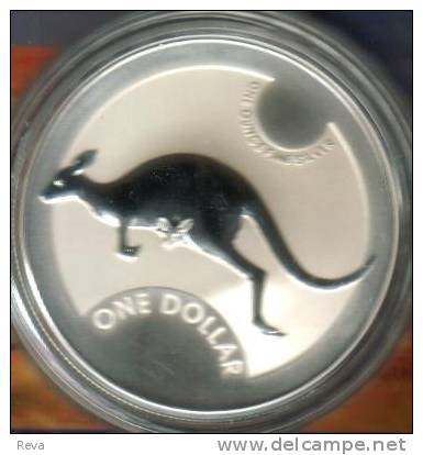 AUSTRALIA $1 KANGAROO ANIMAL  FRONT QEII BACK 2006 PROOF 1 Oz .999 SILVER READ DESCRIPTION CAREFULLY !!! - Other & Unclassified