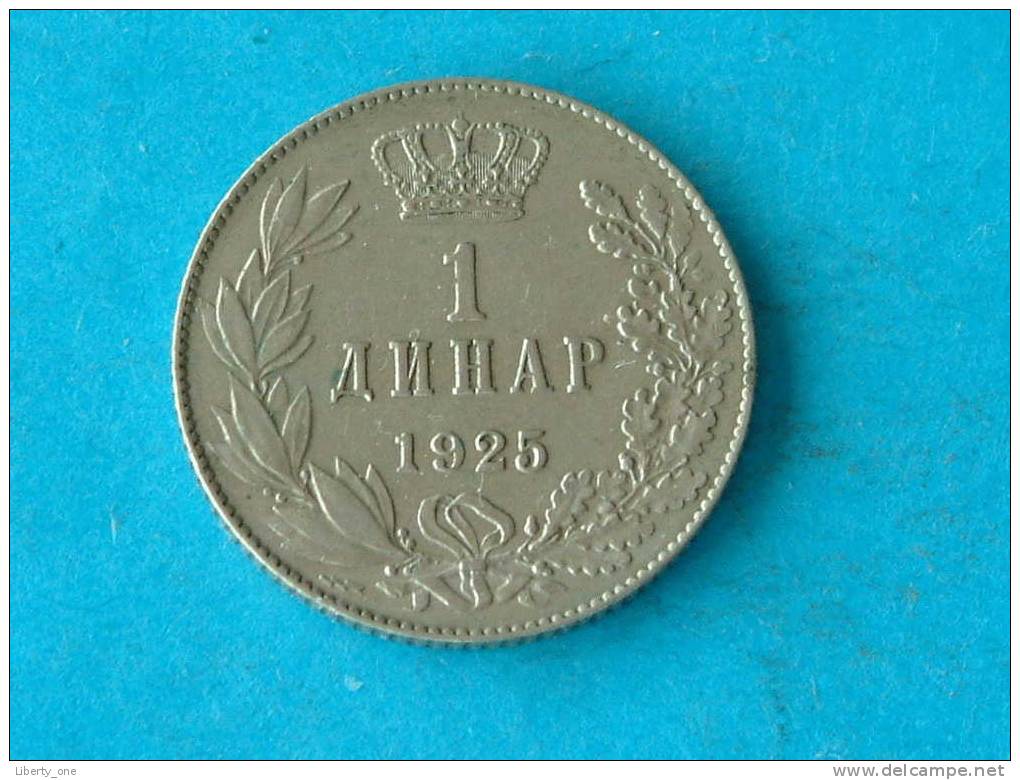 1925 - 1 DINAR / KM 5 ( For Grade, Please See Photo ) ! - Yugoslavia