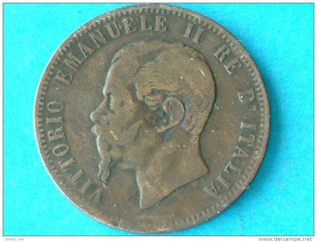 1867 T - 10 CENTESIMI / KM 11.6 ( For Grade, Please See Photo ) ! - 1861-1878 : Victor Emmanuel II