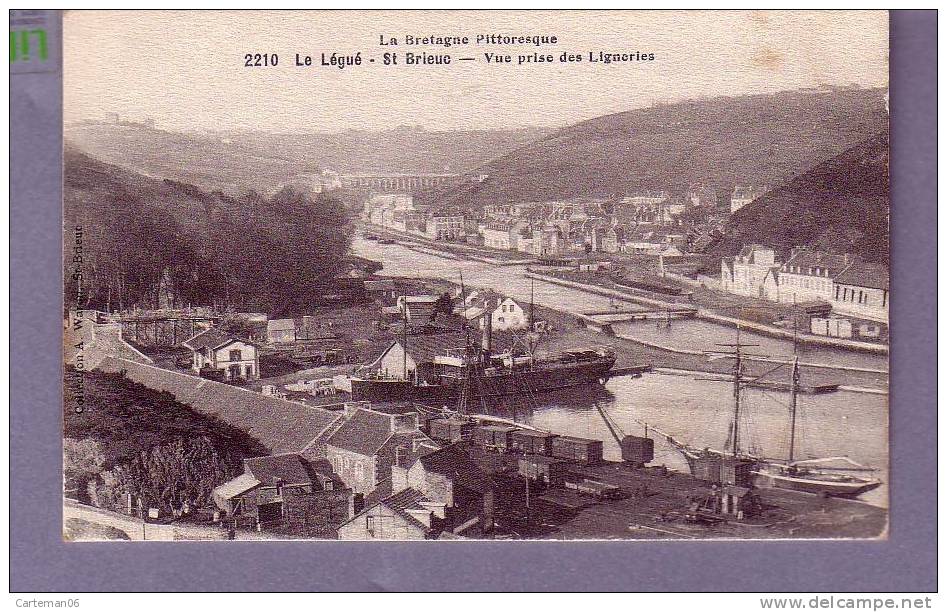 22 - Saint-Brieuc - Le Légué - Vue Prise Des Ligneries - Editeur: Waron N°2210 - Saint-Brieuc