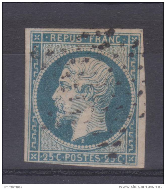 Lot N°12882   N°10, Oblit étoile Pleine - 1852 Louis-Napoléon