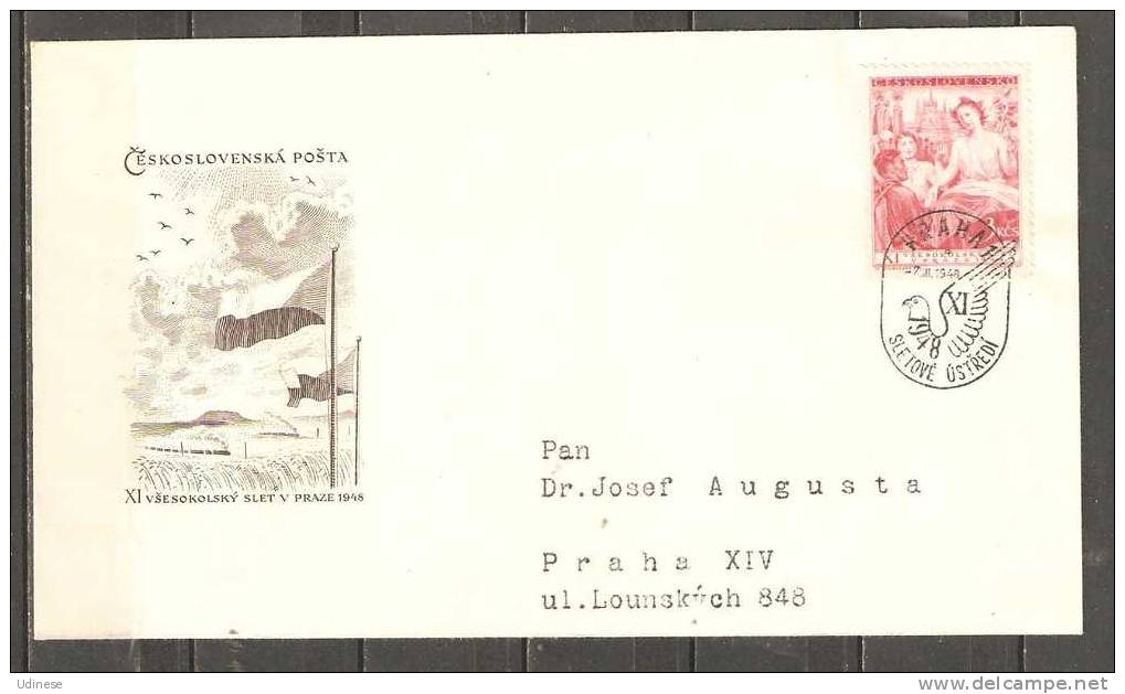 CZECHOSLOVAKIA 1948 - SOKOL CONGRESS  3.00 - FDC - FDC