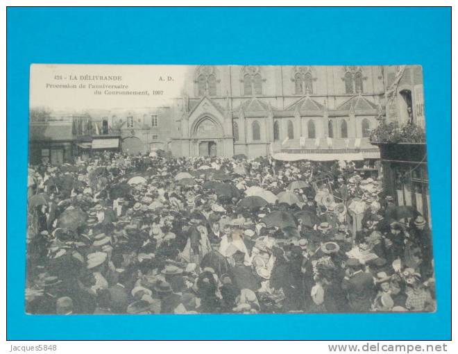 14) La Délivrande - N° 424 - Procession De L´annivairsaire Du Couronnement 1907 - Année - EDIT - A.D - La Delivrande