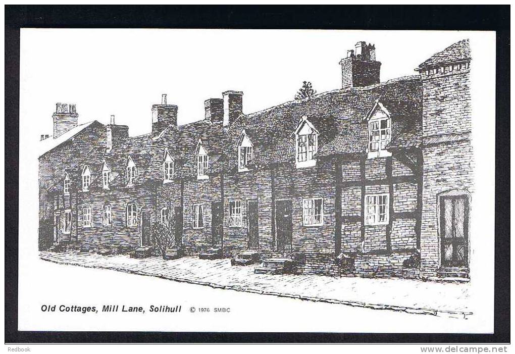 RB 682 - 4 Postcards Mill Lane - Warwick Road - The Square Old Solihull & Packwood House Warwickshire - Warwick