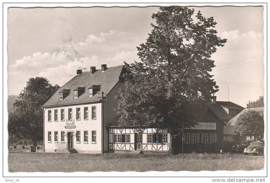 AK Rohrbrunn Spessart Weibersbrunn LPSt. Rohrbrunn über Aschaffenburg 1954 - Aschaffenburg