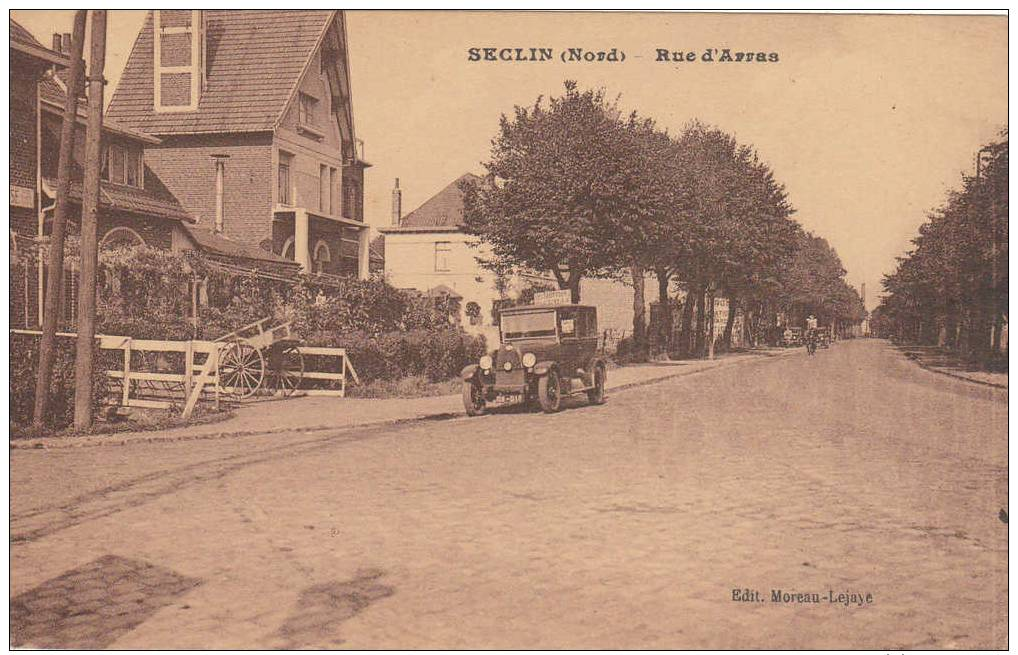 Cpa Seclin Rue D'Arras - Seclin