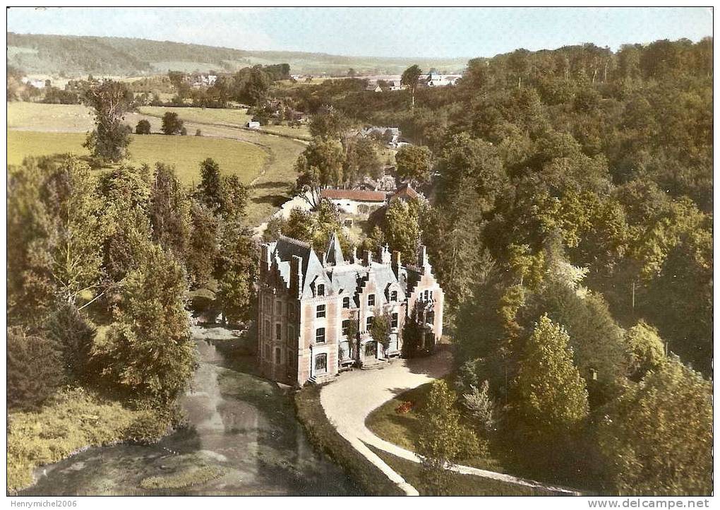 Les Hogues , Le Chateau ( Eure) Vue Aérienne , Ed Photo Sofer - Sonstige & Ohne Zuordnung