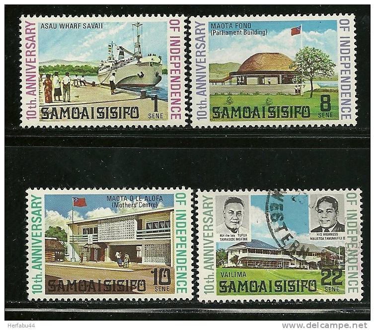 Samoa      "Independence"     Set    SC# 357-60 - Samoa