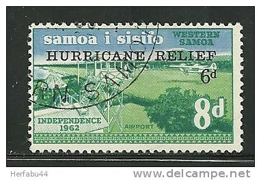 Samoa     "Hurricane Relief Surcharge"   Set    SC#  B1 Used - Samoa