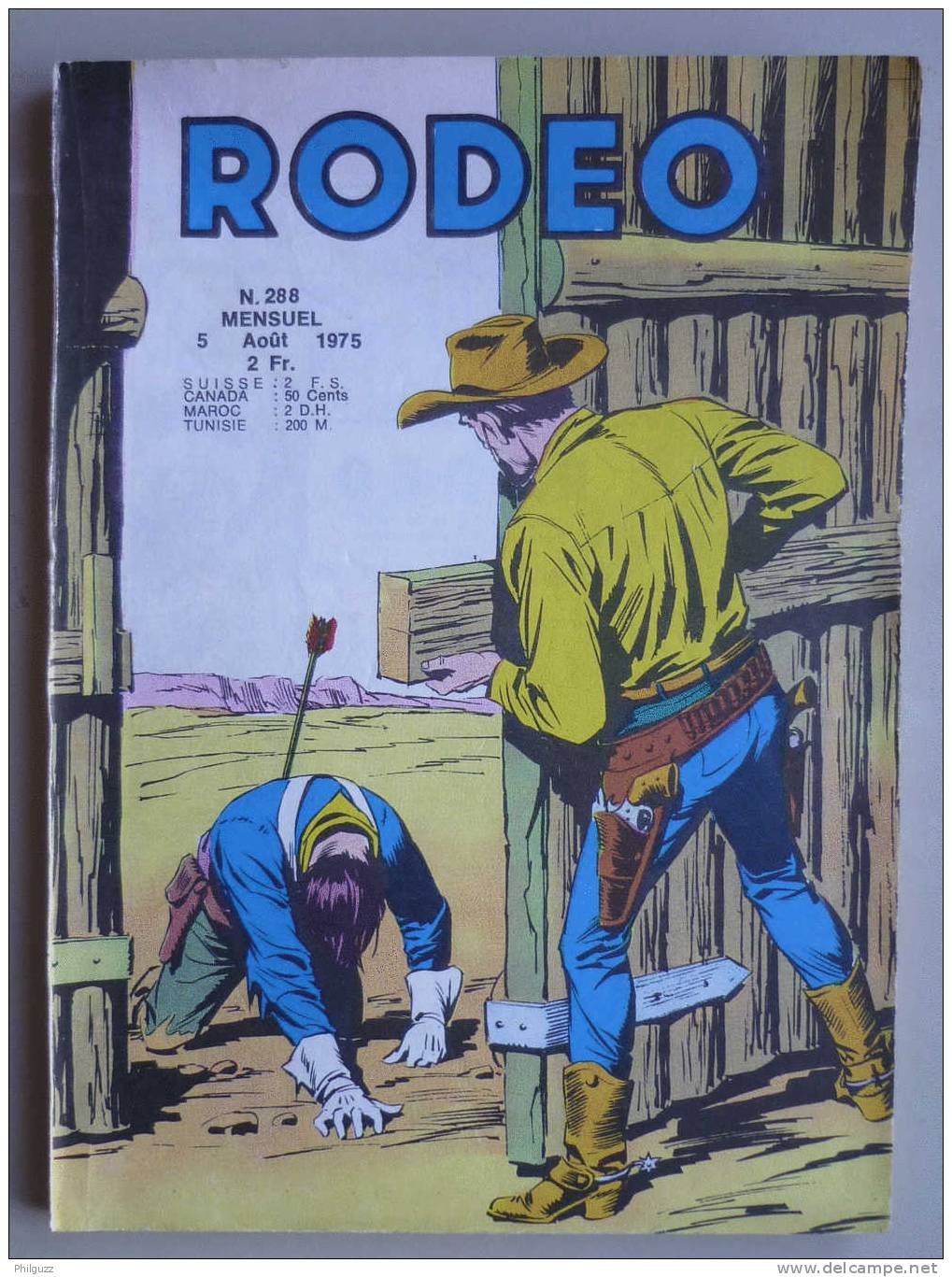 RODEO N° 288 LUG  TEX WILLER - Rodeo
