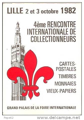 Lille-4ème Recontre Internationale De Collectionneurs-1982-cpm - Collector Fairs & Bourses