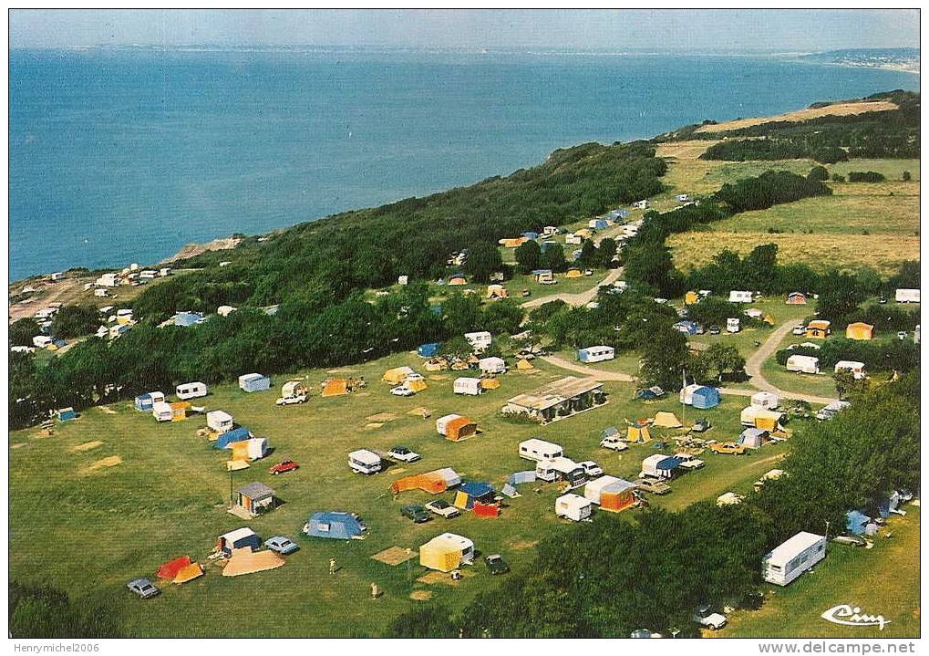 Houlgate ( Calvados) Camping "les Falaises" Vue Aérienne, Ed Photo Combier - Houlgate