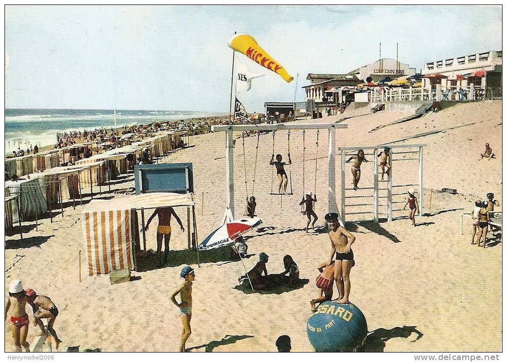 Vieux Boucau ( Landes) Enfants Jouant A La Grande Plage, Ed Photo Combier - Vieux Boucau