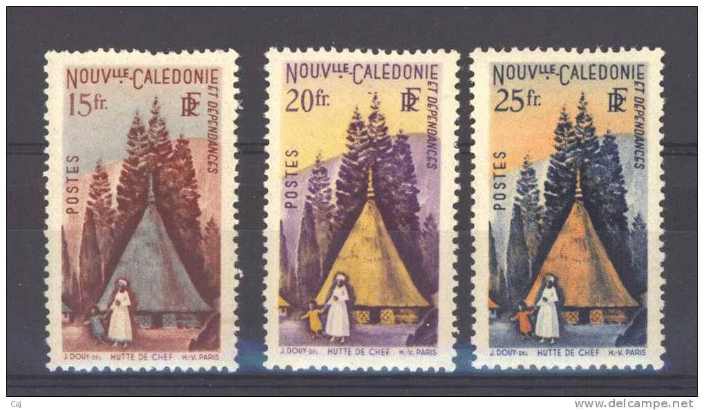 Nouvelle Calédonie  -  1948  :  Yv  275-77  * - Ungebraucht