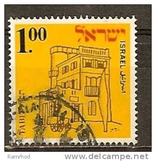 ISRAEL 1970 50th Anniversary Of Tel Aviv Post Office - I£1 - Tel Aviv Post Office, 1920 FU - Oblitérés (sans Tabs)