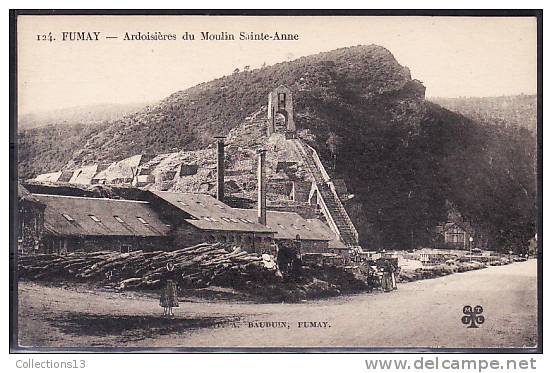 ARDENNES - Fumay - Ardoisiere Du Moulin Sainte Anne - Fumay