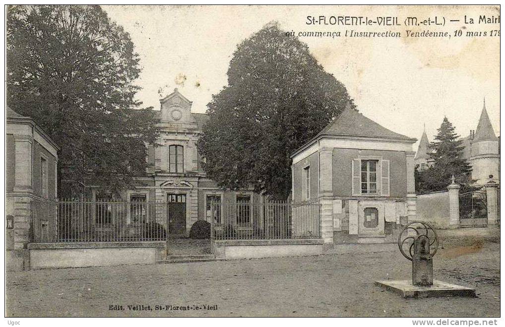 CPA - 49 - SAINT-FLORENT-LE-VIEIL - La Mairie - 874 - Autres & Non Classés