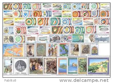 ITALIA REPUBBLICA ITALY REPUBLIC 1990 ANNATA COMPLETA COMPLETE YEAR MNH - Full Years