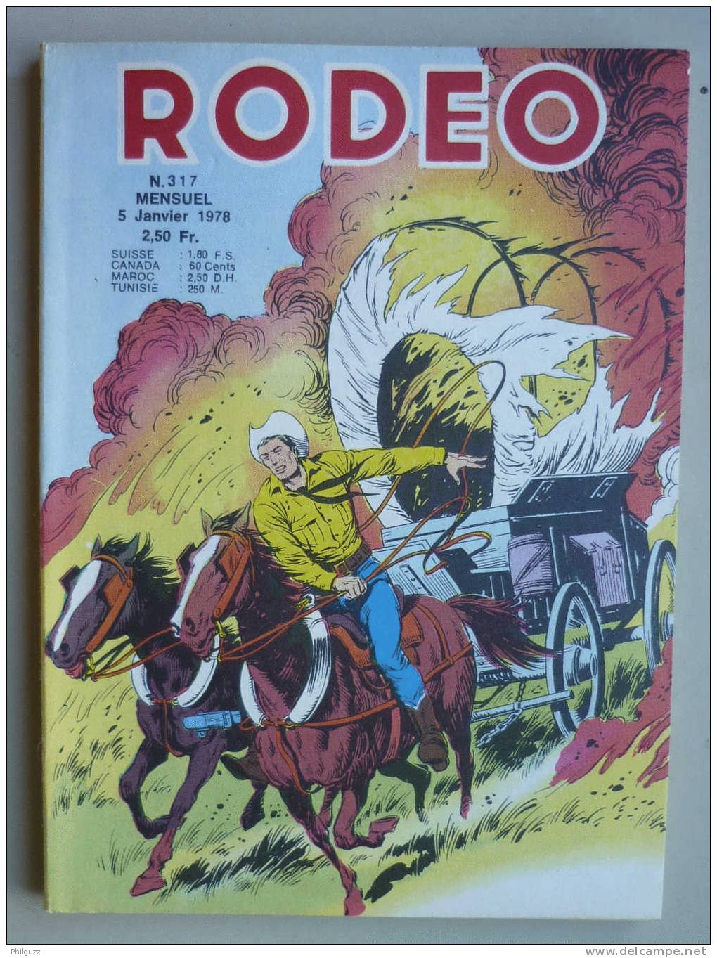 RODEO N° 317 LUG  TEX WILLER - Rodeo