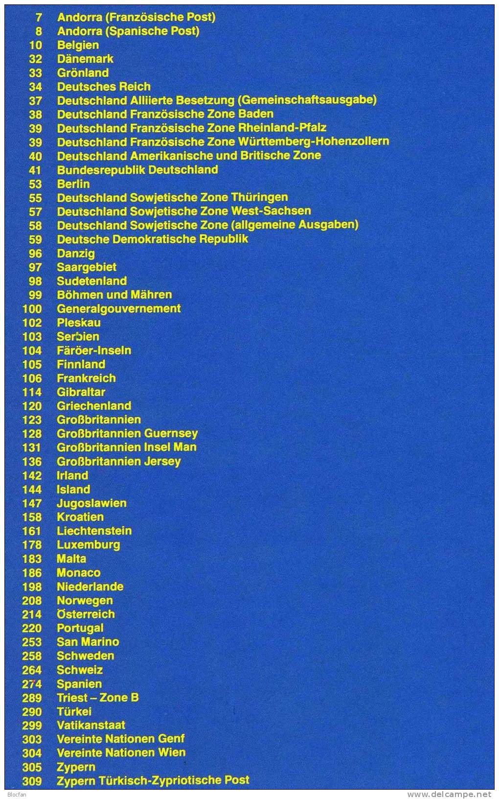 Block Katalog 1985 West-Europa Antiquarisch 12€ Andorra Belgica Eire Espana France Germany Greece Malta Monaco Türkei UK - Thématiques