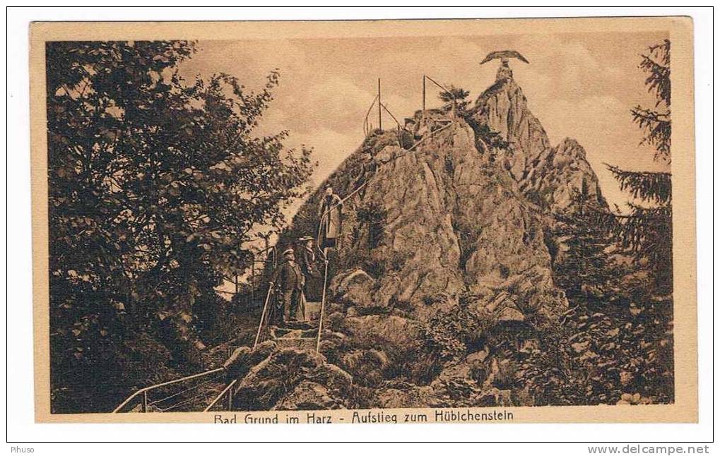 D2027 :  BAD GRUND : Aufstieg Zum Hübichenstein - Bad Grund