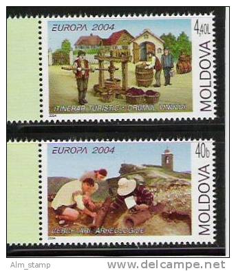 2004 Moldava  Moldau      Mi. 487-8 ** MNH - 2004