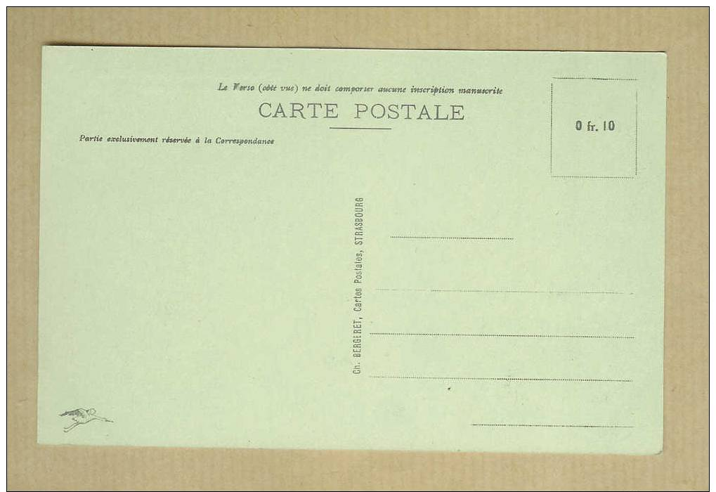 CARTE POSTALE "  STRASBOURG - MONUMENT PASTEUR  " - Strasbourg