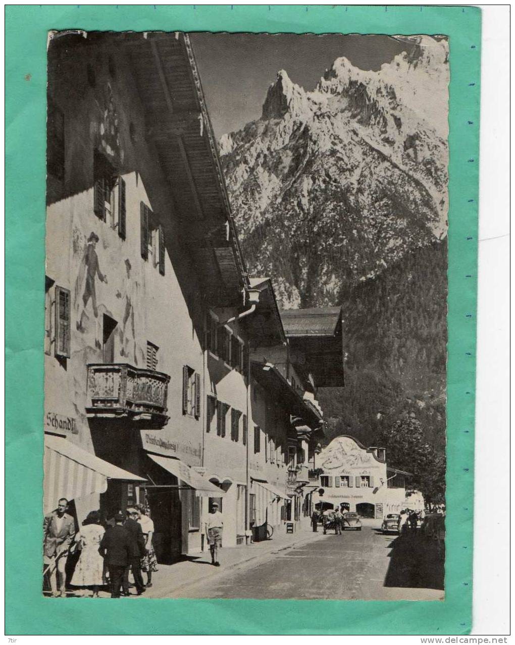 MITTENWALD ADLERHAUS GEGEN KARWENDELSPITZEN - Mittenwald