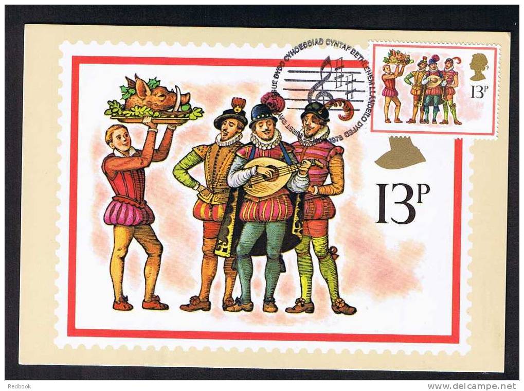 RB 682 - GB 1978 - PHQ Maximum Cards Set Of 4 First Day Issue - Christmas - Religion Theme - Tarjetas PHQ