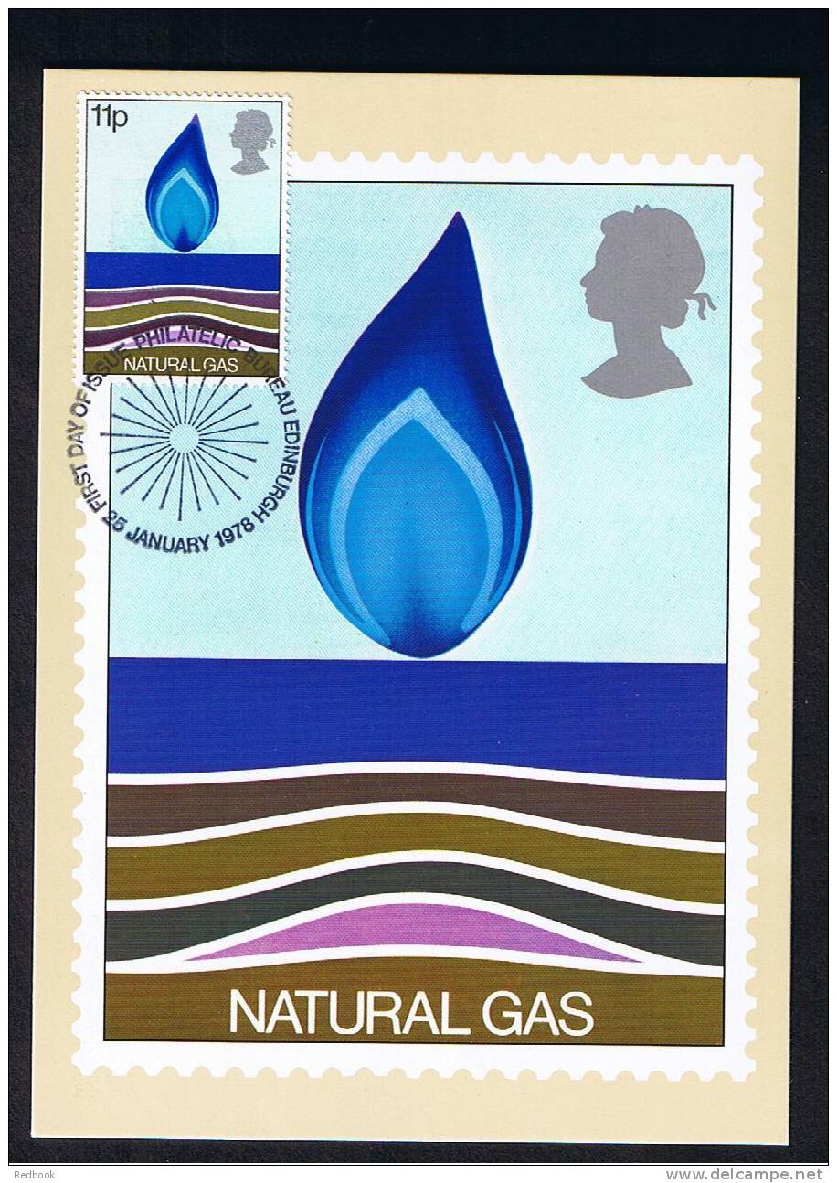 RB 682 - GB 1978 - PHQ Maximum Card First Day Issue - Gas Power Theme - Cartes PHQ