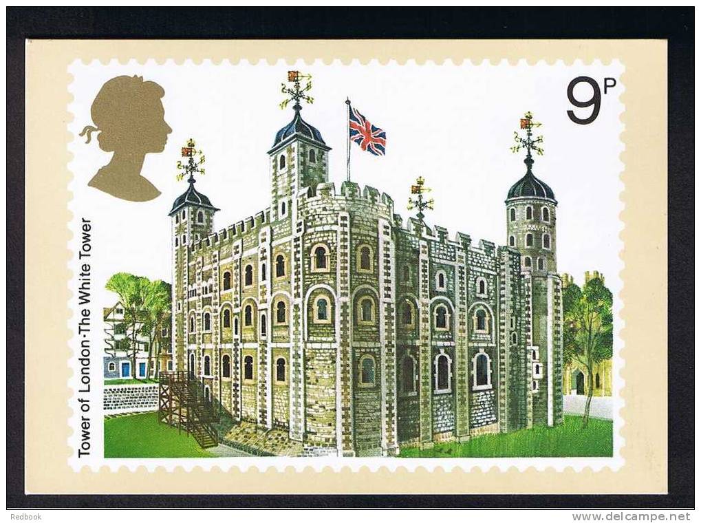 RB 682 - GB 1975 - PHQ  Cards Set Of 4  First Day Issue Cover - Historic Buildings Theme - Tarjetas PHQ