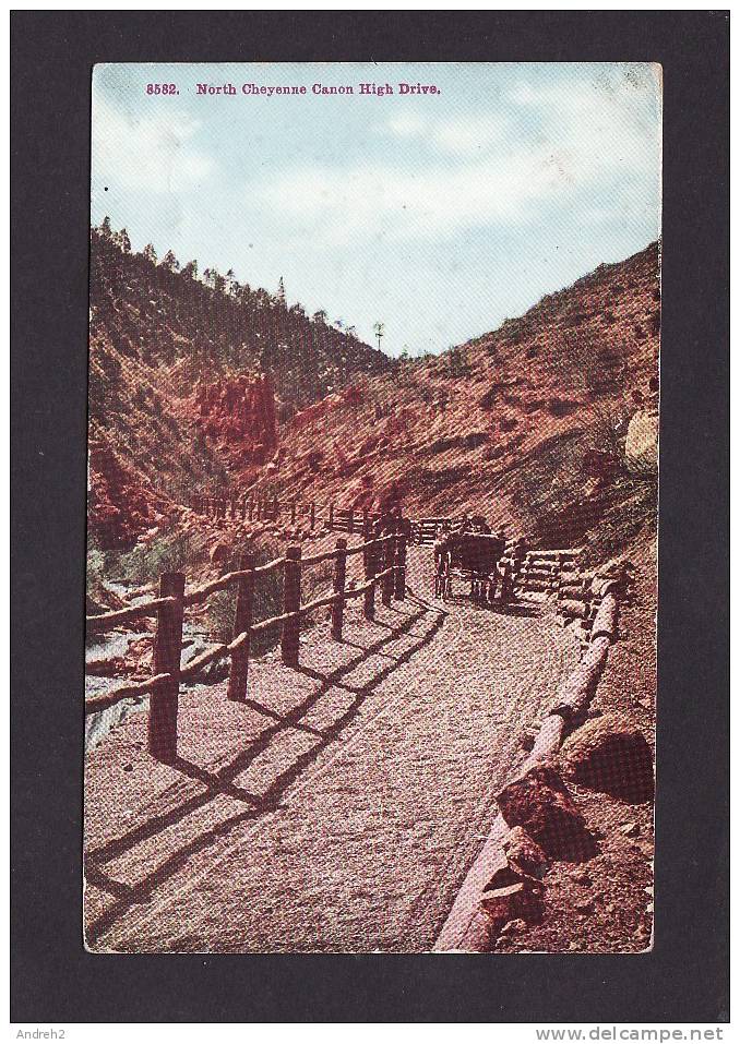 COLORADO - NORTH CHEYENNE CANON HIGH DRIVE - HORSE - CARRIAGE - Colorado Springs