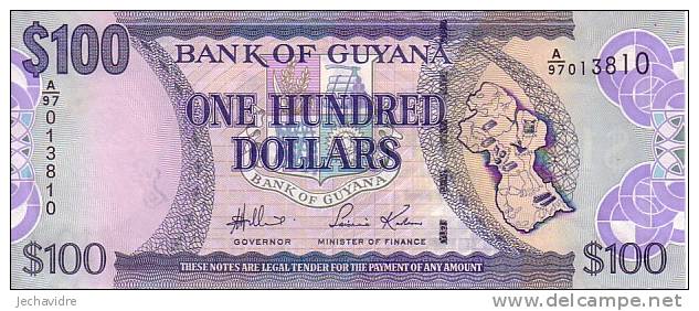 GUYANA  100 Dollars  Non Daté  Emission De 2006  Signature 13     ***** BILLET  NEUF ***** - Guyana