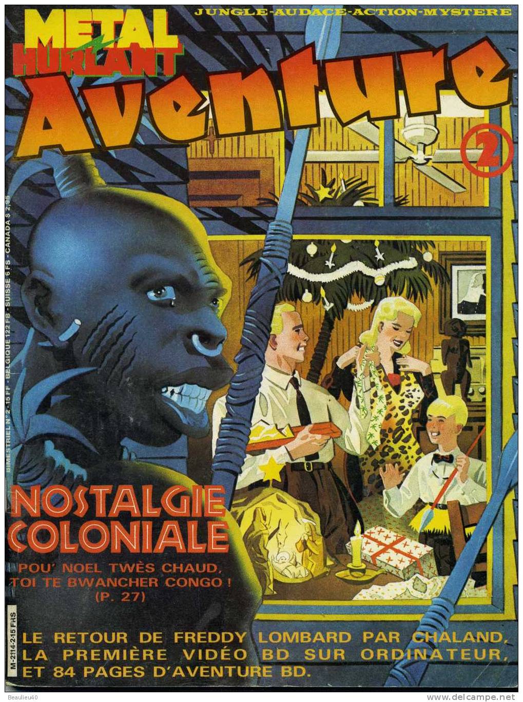 METAL HURLANT    AVENTURE  N°2 - Métal Hurlant