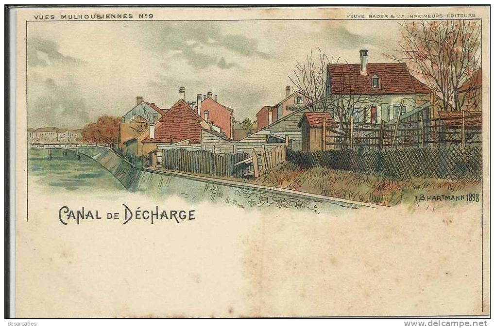 Vues Mulhousiennes, CANAL DE DECHARGE - Mulhouse