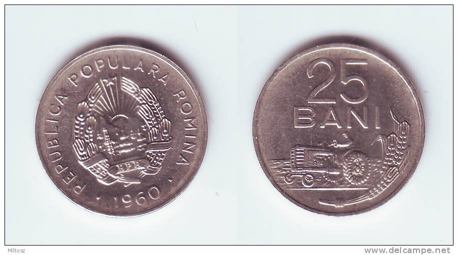 Romania 25 Bani 1960 - Roumanie