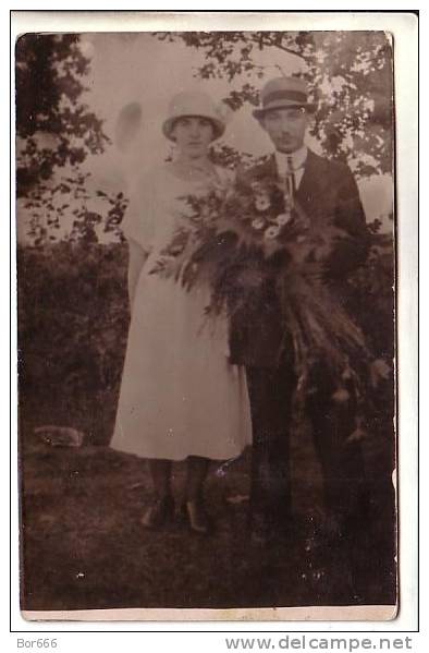 GOOD OLD ESTONIA PHOTO / POSTCARD - WEDDING - Marriages