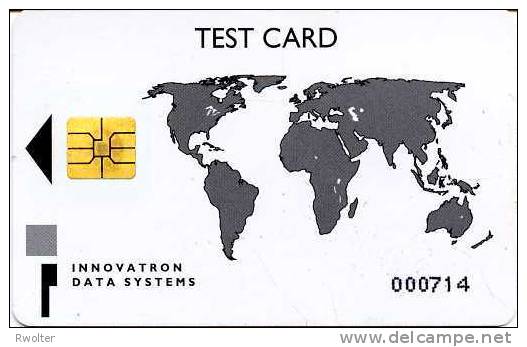 @+ Carte Test Innovatron SOLAIC : Puce France Chargée 90U (avec Ses Unités) - Dienstkarten